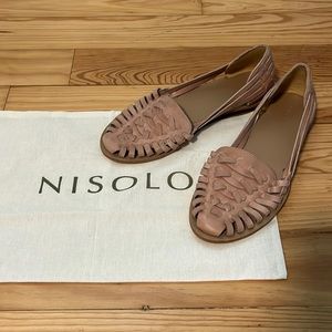 Brand new Nisolo Huarache Sandals Desert Rose size 7.5